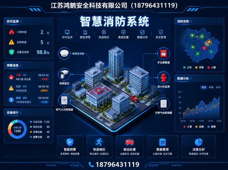 淮安智慧消防系统展示图
